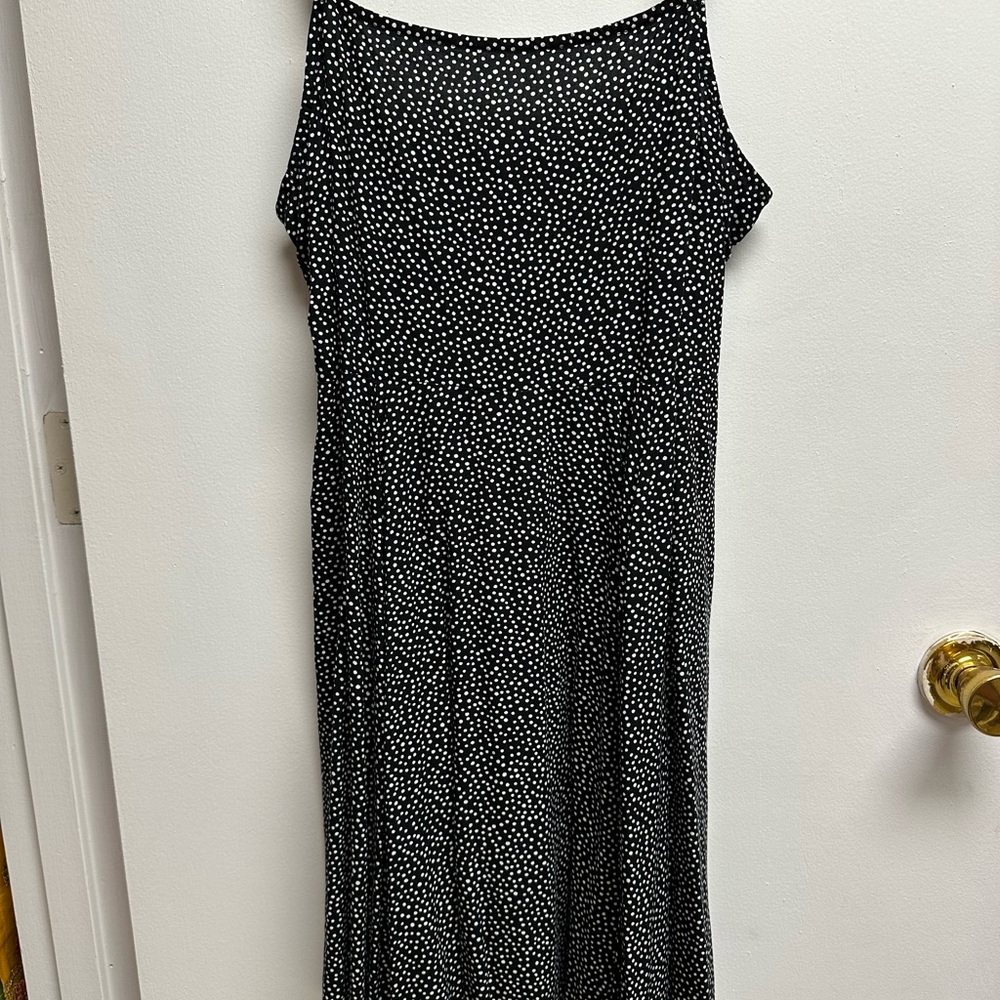 Black and White Polka Dot Dress